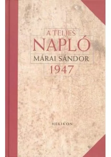A teljes napló /1947 (díszkötés)