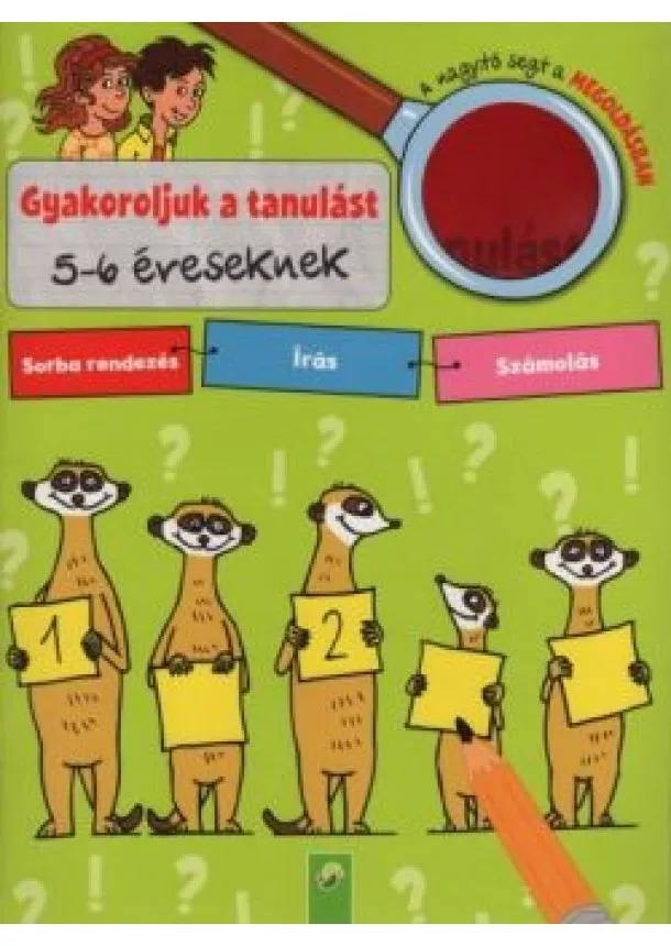 Foglalkoztató - Gyakoroljuk a tanulást - 5-6 éveseknek