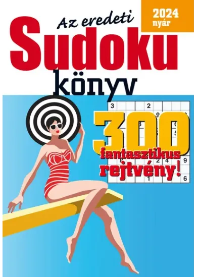 Az eredeti SUDOKU KÖNYV 2024 nyár