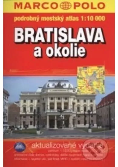 Bratislava a okolie atlas 1:10T MSLO