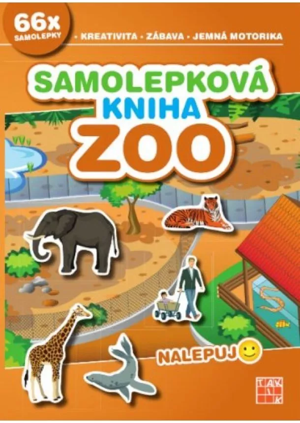 Simona Kadlíková - Samolepková kniha - ZOO