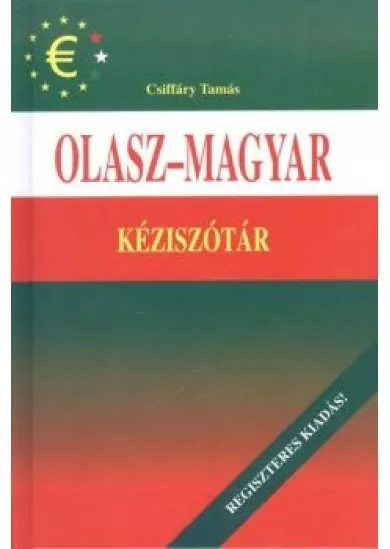 Olasz-magyar kéziszótár /Regiszteres kiadás