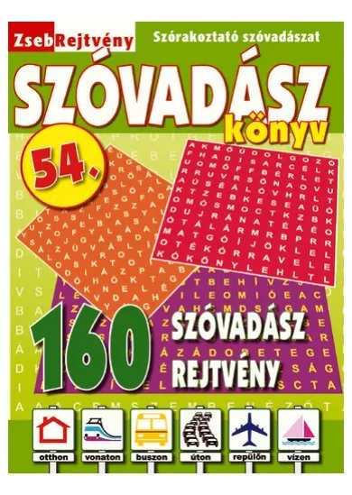 Zsebrejtvény szóvadász könyv 54.