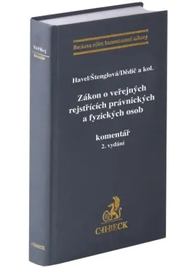 Zákon o veřejných rejstřících právnických a fyzických osob. Komentář (2. vydání)