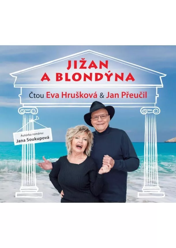 Český rozhlas/Radioservis - HRUŠKOVÁ EVA, JAN PŘEUČIL  SOUKUPOVÁ: JIŽAN A BLONDÝNA (MP3-CD)