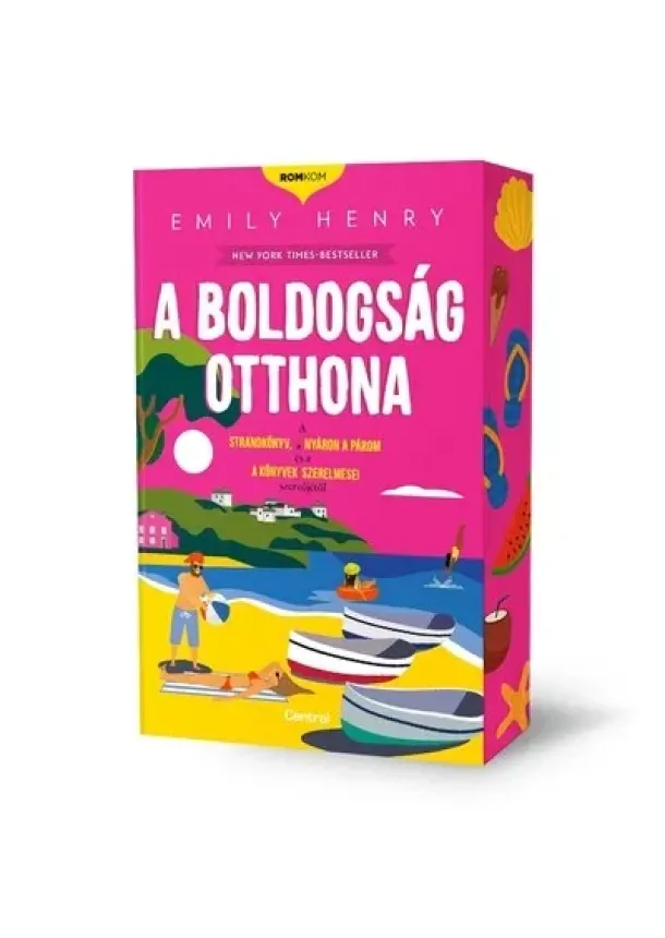 Emily Henry - A boldogság otthona - Romkom-sorozat (éldekorált)
