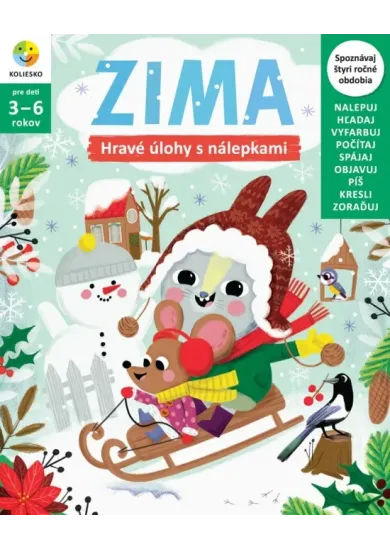 ZIMA – hravé úlohy s nálepkami