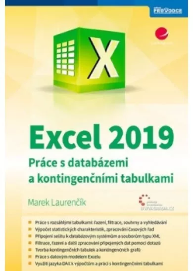Excel 2019 - Práce s databázemi a kontin