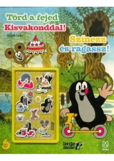 Törd a fejed kisvakonddal! /Színezz és ragassz!