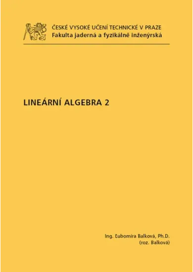 Lineární algebra 2
