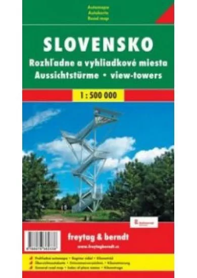 Slovensko rozhledy / mapa 1:500T měkká SC