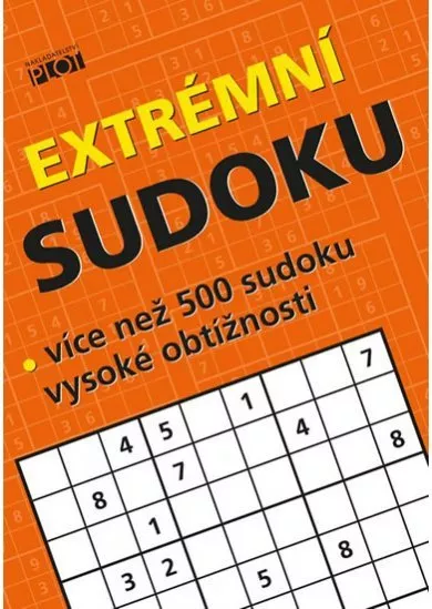 Extrémní sudoku - Více než 500 sudoku ne