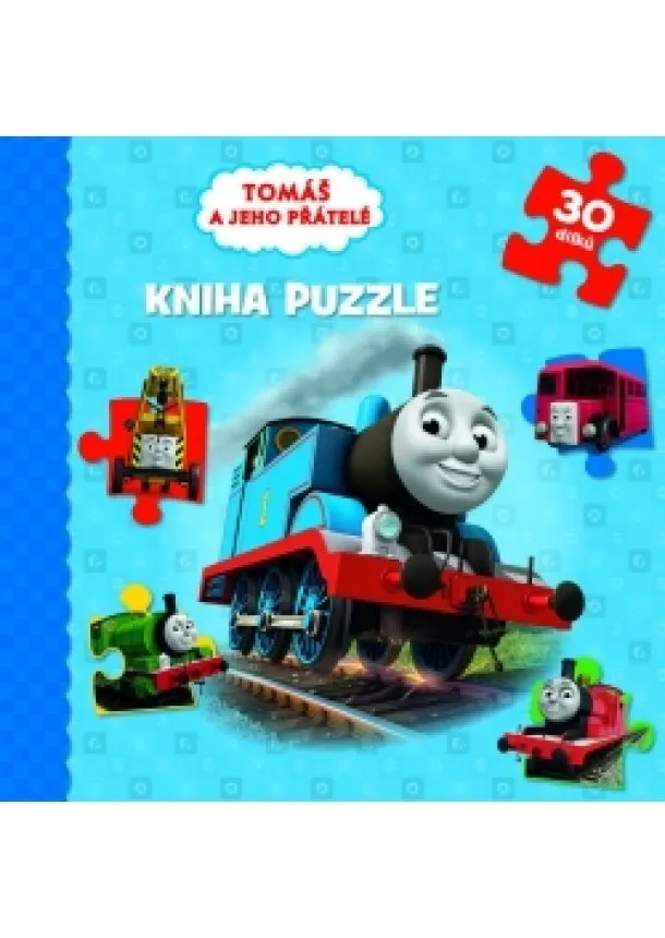 autora nemá - Tomáš a jeho přátelé - Kniha puzzle - 30 dílků