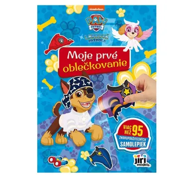 Moje prvé oblečkovanie/ Labková patrola - Viac než 95 znovupoužiteľných samolepiek