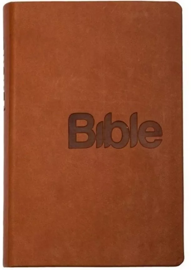 Bible (hnědá - imitace kůže)