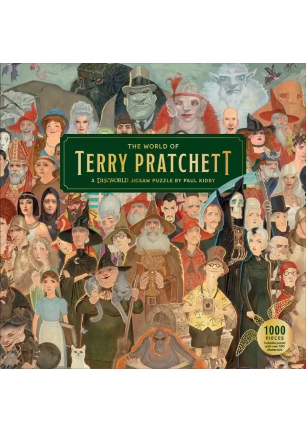 Terry Pratchett - The World of Terry Pratchett : A 1000-piece Discworld jigsaw puzzle by Paul Kidby