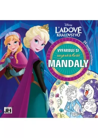 Vymaľovankové mandaly/ Ľadové kráľovstvo