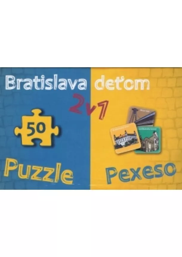 Kolektív autorov - Bratislava deťom-Pexeso a Puzzle
