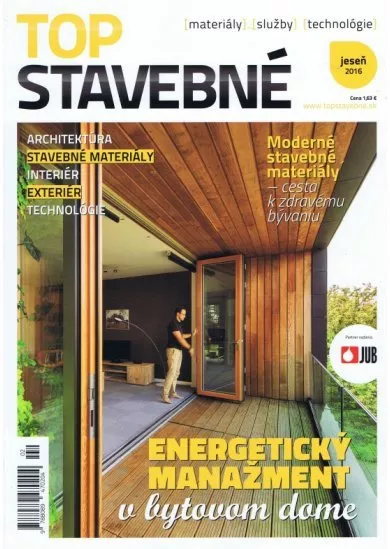 Top stavebné materiály, služby, technológie jeseň 2016