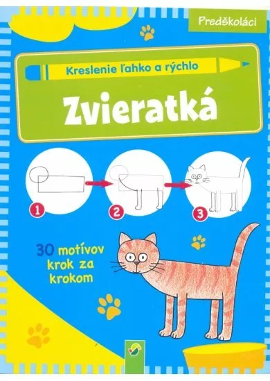 Zvieratká - Kreslenie ľahko a rýchlo