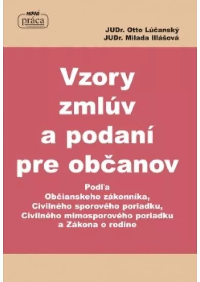 Vzory zmlúv a podaní pre občanov