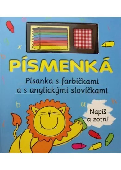Písmenká - Písanka s farbičkami a s anglickými slovíčkami
