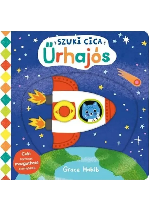 Grace Habib - Szuki cica - Űrhajós - mozgatható elemekkel - Szuki cica