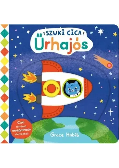Szuki cica - Űrhajós - mozgatható elemekkel - Szuki cica