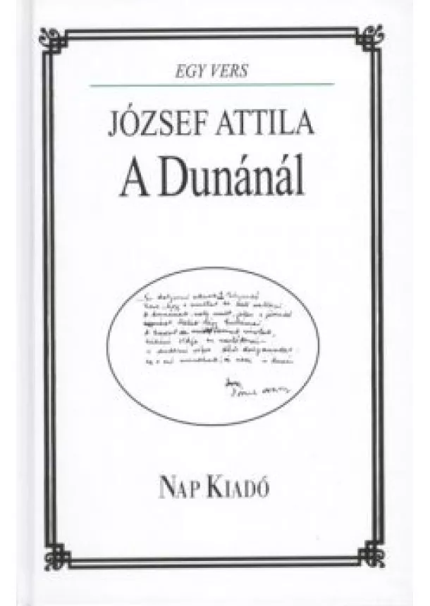 József Attila - A DUNÁNÁL /EGY VERS