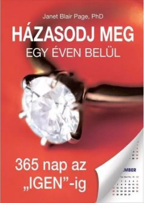 Janet Blair Page, Phd - Házasodj meg egy éven belül, 365 nap az 