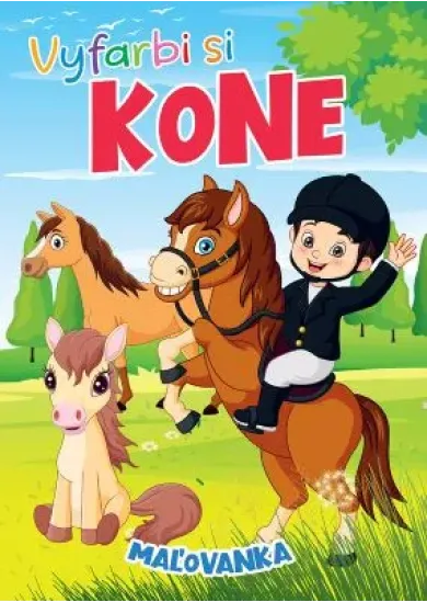 Vyfarbi si kone - Maľovanka