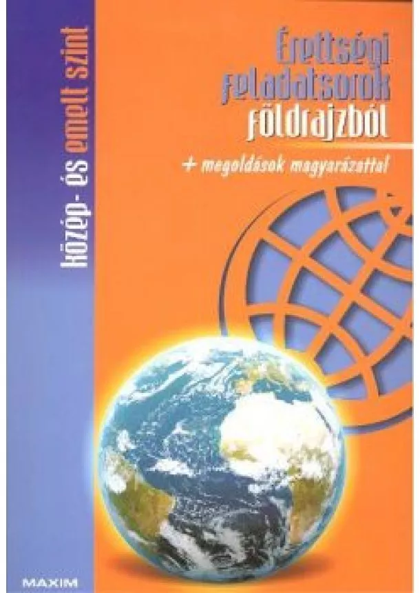 NYELVKÖNYV - ÉRETTSÉGI FELADATSOROK FÖLDRAJZBÓL