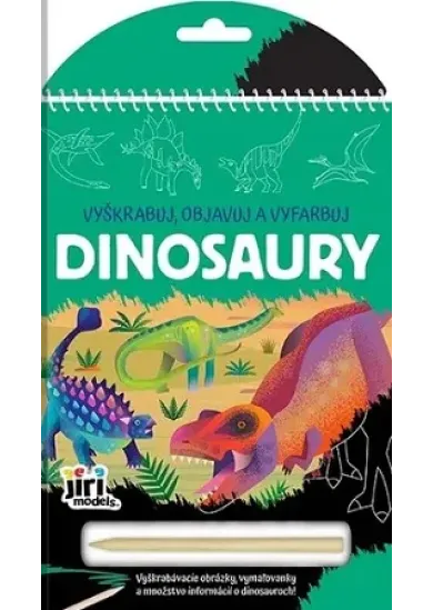 Vyškrabávacie vymaľovanky/ Dinosaury