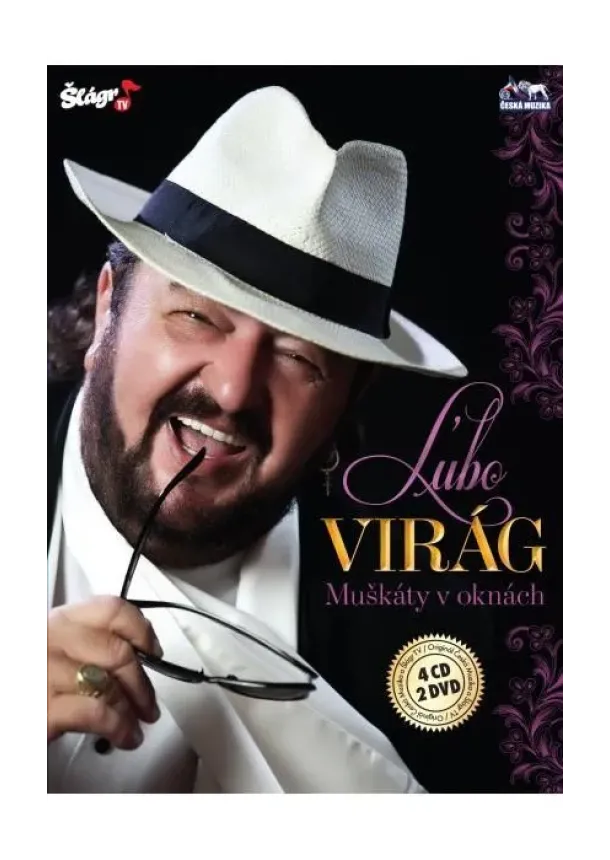 Ľubo Virág - Ľubo Virág - Muškáty v oknách - 4CD+2DVD