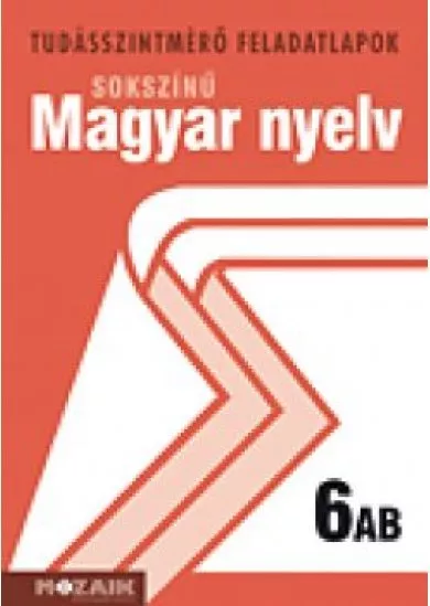 SOKSZÍNŰ MAGYAR NYELV TUDÁSSZINTMÉRŐ FELADATLAPOK 6. AB.
