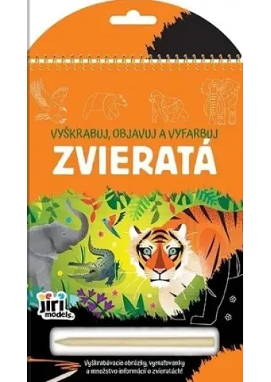 Vyškrabávacie vymaľovanky/ Zvieratá
