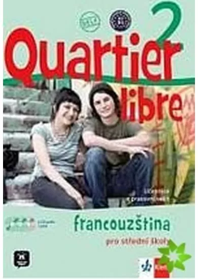 Quartier libre 2 - učebnice + PS + CD+ DVD + časopis La revue de jeunes