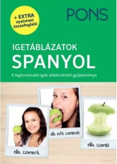 PONS Igetáblázatok: Spanyol - A legfontosabb igék áttekinthető gyűjteménye (új kiadás)