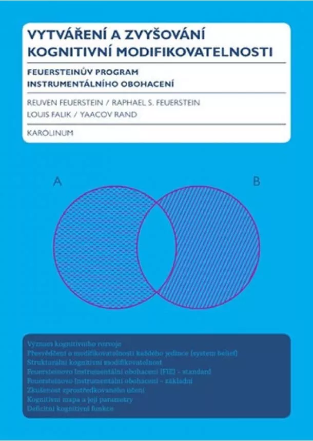 Reuven Feuerstein - Vytváření a zvyšování kognitivní modifikovatelnosti - Feuersteinův program instrumentálního obohacení