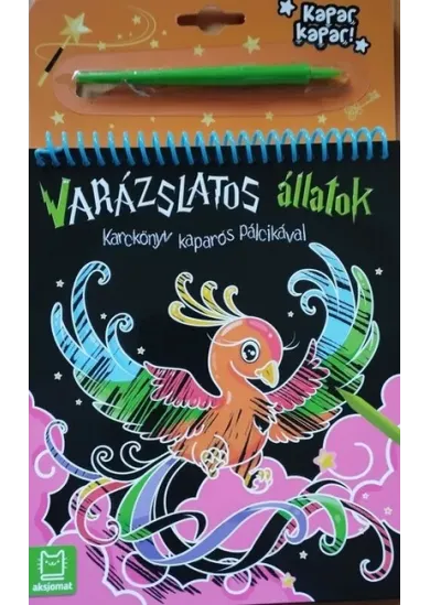 Karckönyv kaparós pálcikával - Varázslatos állatok