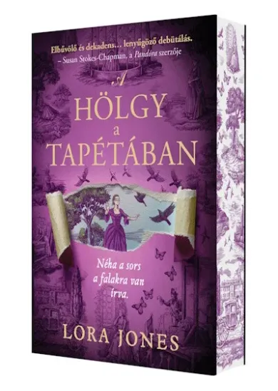 A hölgy a tapétában (éldekorált)