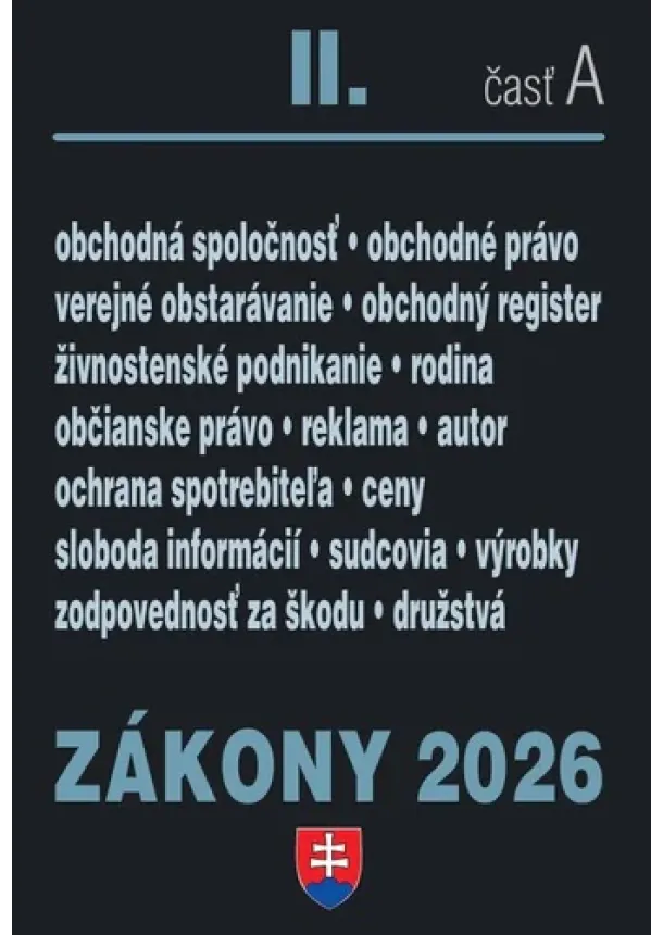 kol. - Zákony II.A / 2026 - Obchodné a občianske právo
