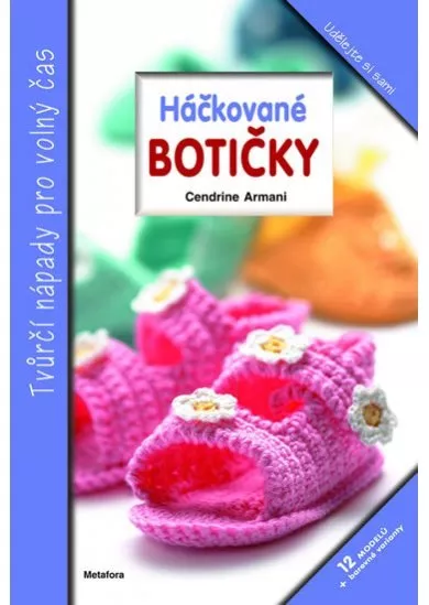 Háčkované botičky - 12 modelů