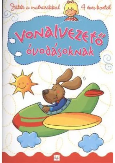 Vonalvezető óvodásoknak /Játék a matricákkal, 4 éves kortól