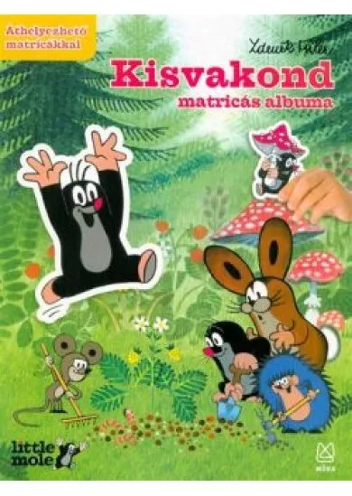 Kisvakond matricás albuma /Áthelyezhető matricákkal