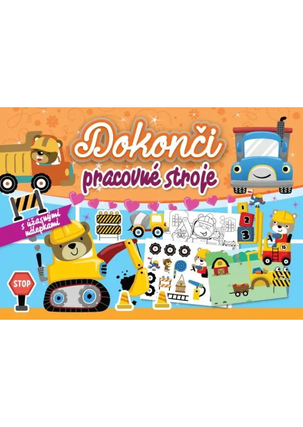 Dokonči pracovné stroje - s úžasnými nálepkami
