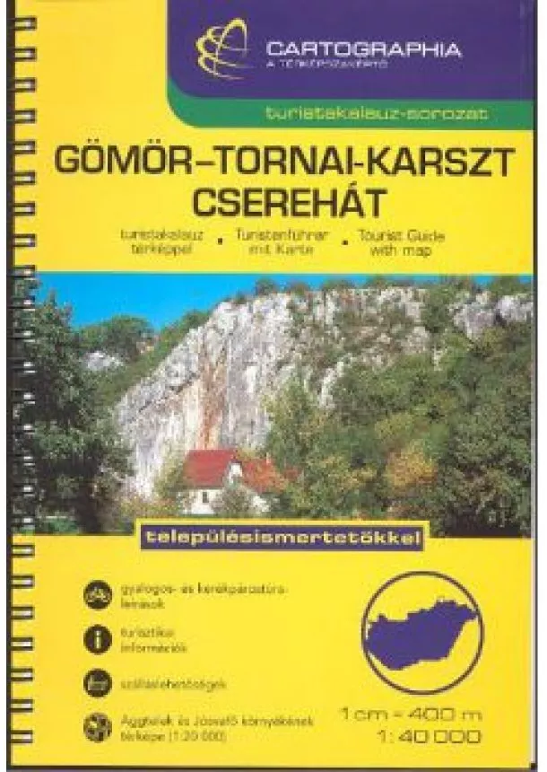 Atlasz - Gömör - Tornai-karszt, Cserhát turistakalauz (1:40 000) /Turistakalauz-sorozat
