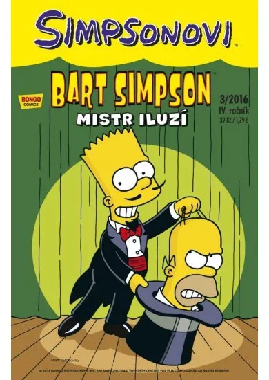 Simpsonovi - Bart Simpson 3/2016 - Mistr iluzí