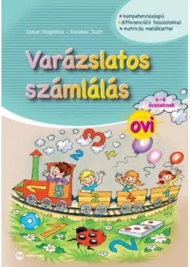 Varázslatos számlálás ovi 4-6 éveseknek /matricás melléklettel