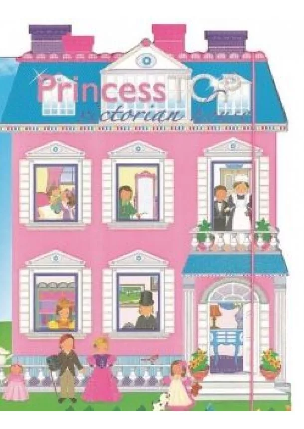 Foglalkoztató - Princess TOP - Victorian house (pink)